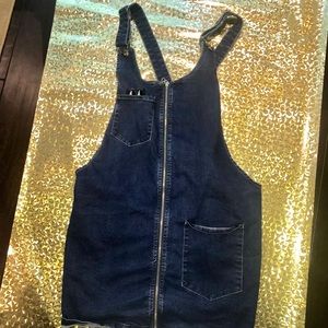 Forever 21+ overall dress with a cute detail